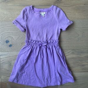 Cat & Jack Short Sleeve Dress Lavender XS